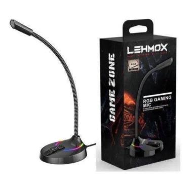 Imagem de Microfone Profissional Lehmox Mesa Gt-gk1 Pc Rgb Usb Gamer