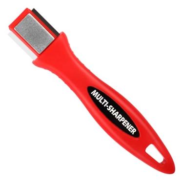 Imagem de SUCA Afiador De Lâminas Para Ferramentas Jardim, 4 Em 1, Afiação Cortador Grama, Tesouras Poda, Machados, Facões, Cerca Viva, Tesouras, Canivetes