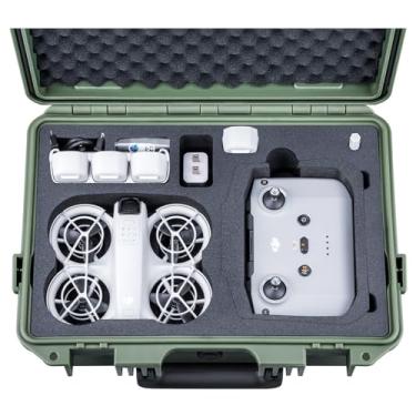Imagem de Lykus Capa Rígida À Prova D'Água Titan N110 Para Dji Neo Combo, Rc-N3/Dji Rc 2, Suporta Até 7 Baterias [Somente Capa]