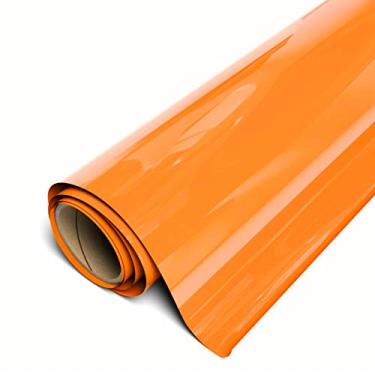 Imagem de Siser EasyWeed HTV Rolo de 30 cm x 9 metros - Vinil de transferência de calor para ferro, Orange Soda, 1