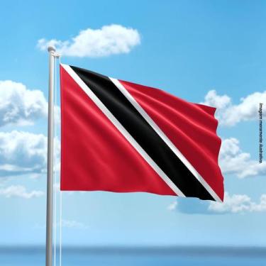 Imagem de Bandeira de Trinidad e Tobago 80cmx140cm Tecido Oxford 100% Poliéster 