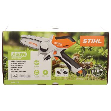 Imagem de Stihl GTA 26 - Cortador de lenha com bateria AS 2 e carregador AL 1, funciona com pilhas