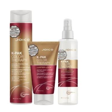 Imagem de Kit Joico K-PAK Color Therapy: Shampoo, Condicionador e Leave-in Cabel