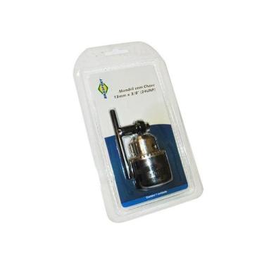 Imagem de Mandril 13mm X 3/8pol Com Chave 7403 Brasfort