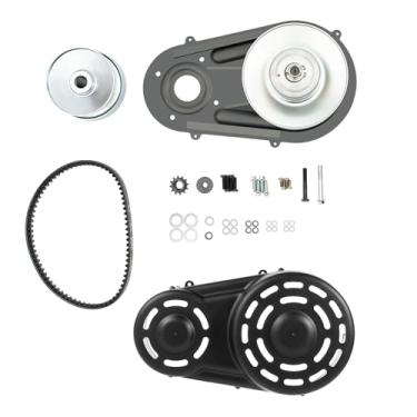 Imagem de Futchoy 1 conversor de torque conversor de torque de furo de 2,5 cm 16 hp série 40 kit conversor de torque com um eixo de manivela reto de 2,5 cm com chave de 6,5 mm para motores Go Kart 9HP-16HP