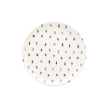 Imagem de Prato Sobremesa Em Cerâmica Flat Samambaia 20cm Oxford