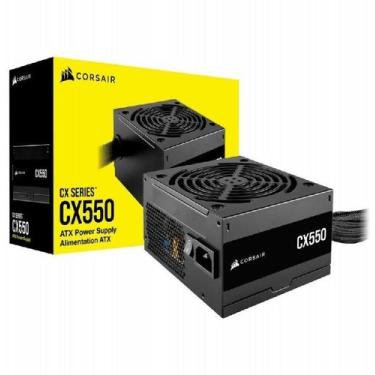 Imagem de Fonte Atx Corsair 550W 80 Plus Bronze Preto Series Cx550 Cp-9020277-Br