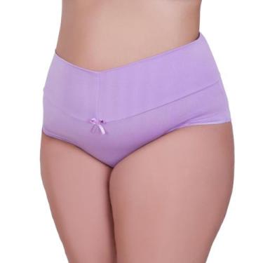 Imagem de Calcinha Plus Size Cintura Alta Tanga Grande Cós Alto 50 ao 56 - c11 T