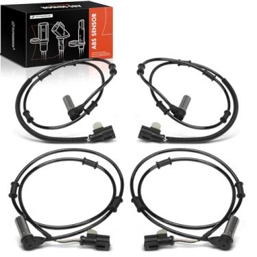 Imagem de A-Premium Sensor de velocidade da roda ABS dianteiro e traseiro 4 peças compatível com modelos Ford - F-53 Motorhome Chassis 2008-2009