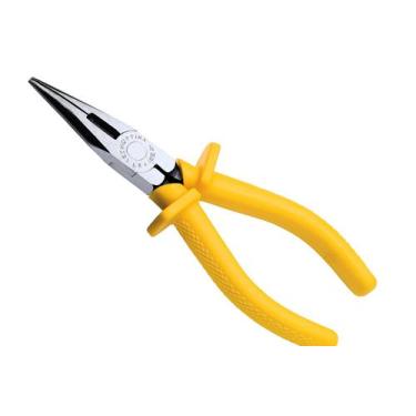 Imagem de Alicate bico fino meia cana 6 isolado tramontina, 6"