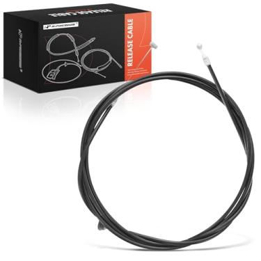 Imagem de A-Premium Cabo De Liberação Da Trava Do Capô Dianteiro Sem Alça, Compatível Com Honda Civic, Crx, 1988, 1989, 1990, 1991, 93,7"