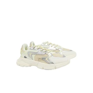 Imagem de Lacoste Tênis feminino L-Spin Deluxe, Laranja claro/branco, 38