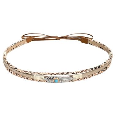 Imagem de RainFlowwer Pulseiras de chapéu de caubói para mulheres e homens, chapéus de cowgirl feitos à mão, de substituição, chapéu de pérola, chapéu masculino Fedora Panamá, Multicor, 1 Count (Pack of 1)