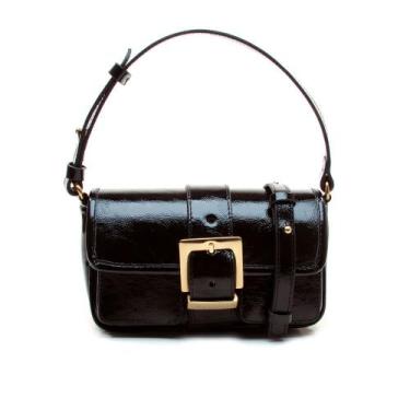 Imagem de Bolsa Arya Couro Preto Cecconello C2905-11