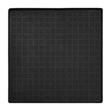 Imagem de IEUDNS Protetor de tapete superior para lavadora e secadora, almofada de proteção fácil de limpar, capa superior para máquina de lavar, cozinha e lavanderia, Preto, 60 Cm X 60 Cm