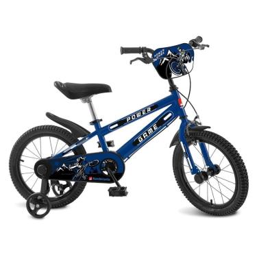 Imagem de Bicicleta Aro 16 Power Game Azul - Bandeirante