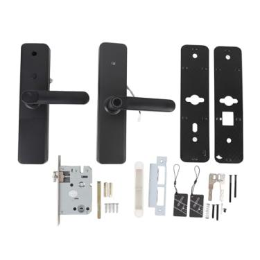 Imagem de Fechadura de entrada com 2 chaves 2 IC Cartões Passcode Sensitive Accurate Entrada Inteligente Maçaneta para Porta de Madeira Escritório Apartamento Casa