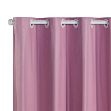 Imagem de Cortina Folha Blackout PVC 1,40m x 1,60m Uma Parte Bloqueia Luz Sala Q