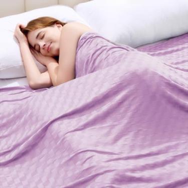 Imagem de Topcee Cobertor refrescante, cobertores refrescantes de verão para pessoas com sono quente, Arc-Chill Q-Max>0,5 fibra fria, certificado Oeko-TEX, 100% certificado, macio, respirável, manta de cama de