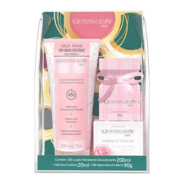 Imagem de Kit Giovanna Baby Classic Loção Hidratante 200ml Deo Colônia 20ml e Sa