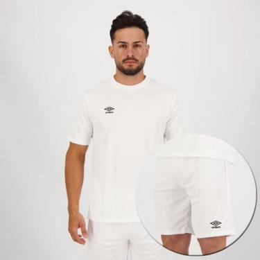 Imagem de Kit de Uniforme Umbro TWR Striker Branco, GG
