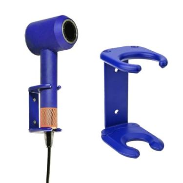 Imagem de Suporte de parede para Dyson Superpersonic Nural HD16, Supersonic HD01/HD02/HD03/HD08/HD12/HD15, Supersonic R HD18 Suporte para pendurar secador de cabelo de parede organizador de rack de