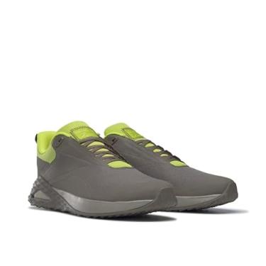 Imagem de Reebok Tênis de corrida masculino Trail Cruiser Fitness Gym, Trek Cinza/Boulder Gray/Amarelo Ácido, 39