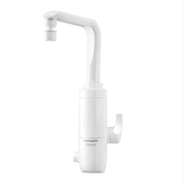 Imagem de Torneira Lorenzetti 220V Branca de Mesa Elétrica Agua Quente