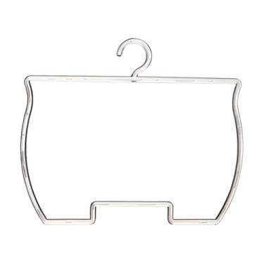 Imagem de Cabide Para Calção Cristal Cinquetti, Suporte Para Bermudas E Calções, Incolor, Design Robusto E Moderno, Maximize Seu Espaço com Estilo, Produzido Com Plástico Livre De BPA