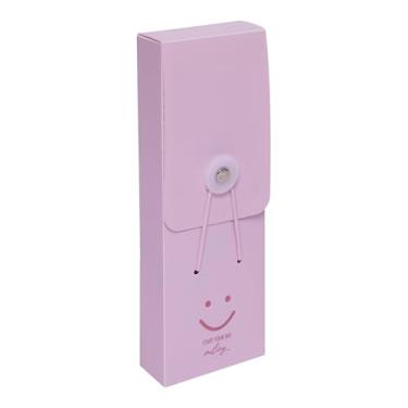 Imagem de ESTOJO MULTIUSO PP VERTICAL - ROSA PASTEL