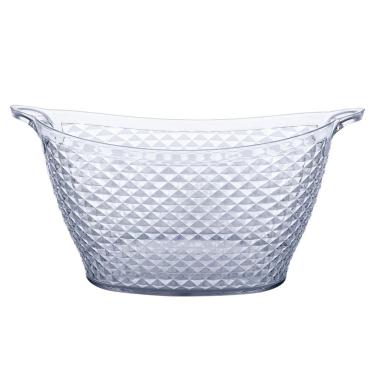 Imagem de Balde de Gelo Bico de Jaca Luxxor Transparente 18 Litros Paramount