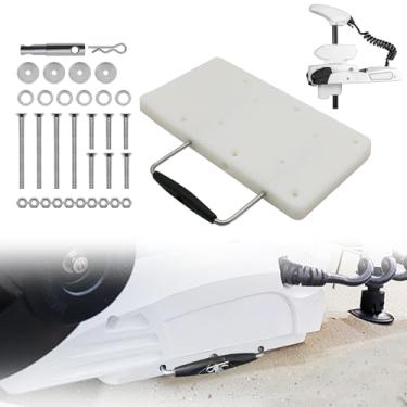 Imagem de C Q CHANG QI 1854021 Suporte de liberação rápida MKA-21, compatível com o suporte de montagem do motor de pesca Minn Kota, serve para Terrova, Ulterra, Deckhand 40, PowerDrive V2/Pontoon Trolling