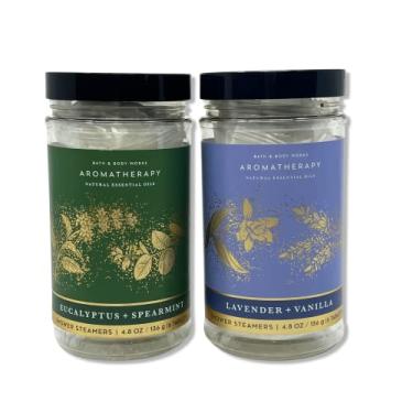 Imagem de Bath & Body Works - Vaporizadores De Aromaterapia Para Banho, 6 Comprimidos Cada, Pacote Com 2 Unidades, Lavanda, Baunilha E Eucalipto, Hortelã-Pimenta