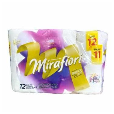 Imagem de Papel higienico mirafiori premium folha dupla lv 12 pg 11 30mts
