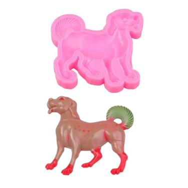 Imagem de Angel Wings Molde de silicone para cachorro animal molde de chocolate super brilhante resina epóxi molde de fundição artesanato moldes de bolo de fondant DIY