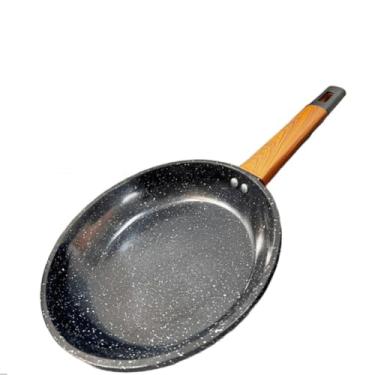 Imagem de Frigideira Antiaderente Cerâmica Premium 24cm – Fundo para Indução | Cabo Térmico | Não Gruda(Preto-Granito 24cm)