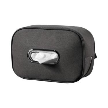 Imagem de Caixa De Lenços De Papel Para Carro Em Couro Nappa, Para Console Centr