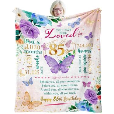 Imagem de Presente de aniversário de 85 anos da Throw Blanket ZWERIVP para mulhe