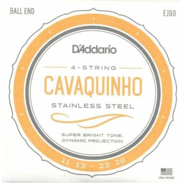 Imagem de Encordoamento Para Cavaquinho Aço Daddario Ej93 - D'addario