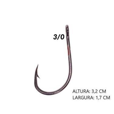Imagem de Anzol pacu black aço carbono com 10 unidades - Maruri, 1 unidade
