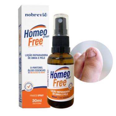 Imagem de Loção Reparadora de Unha e Pele Tratamento de Micose HomeoFree Spray N