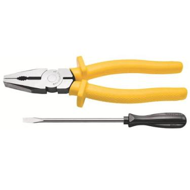 Imagem de Kit alicate 8" e chave fenda 1/8x3" - Tramontina