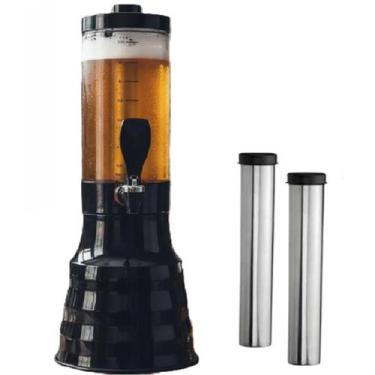 Imagem de Torre De Chopp 2.2 Litros 2 Refil Base Giratória 360 - Geral
