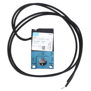 Imagem de Válvula solenoide elétrica, válvula solenoide pneumática 24V baixo consumo de energia liga de alumínio ampla aplicação para oficinas