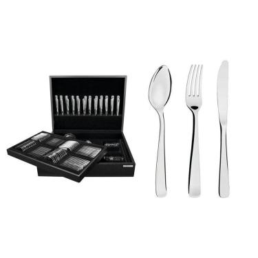 Imagem de Faqueiro Pacific 101 Pçs Aço Inox Alto Tramontina