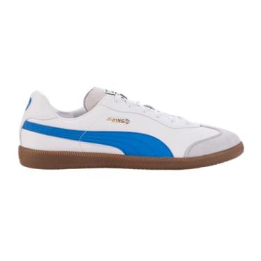 Imagem de Puma Tênis de futebol masculino King 21 Indoor Training, Bluemazing branco, 40 BR
