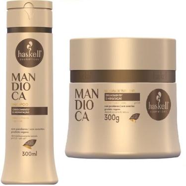 Imagem de Kit Haskell Mandioca Shampoo 300ML + 1 Mascara 300ML