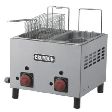 Imagem de Fritadeira a Gás 6 Litros 2 Cestas F2AG Croydon