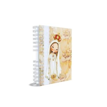 Imagem de Agenda Católica 2026, Nossa Senhora de Fátima, dourado, Capa 05
