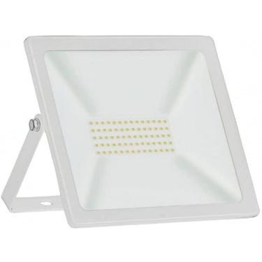 Imagem de Refletor Led Slim 50w 6000k Bivolt Carcaça Branca - Taschibra